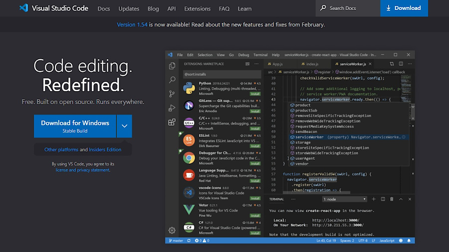 Visual Studio Code公式サイト